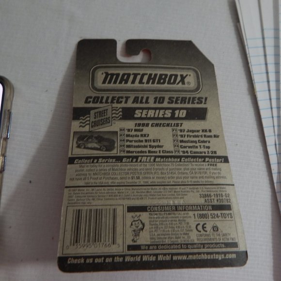 Matchbox Street Cruisers MG7 Mattel Wheels;  ITEM #155 - Picture 3 of 5